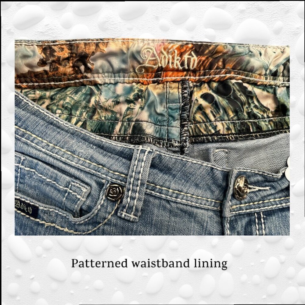π Adiktd Trademark Denim Ladies Light Denim Jeans - Size 8, Waist 30 π - Picture 5 of 7